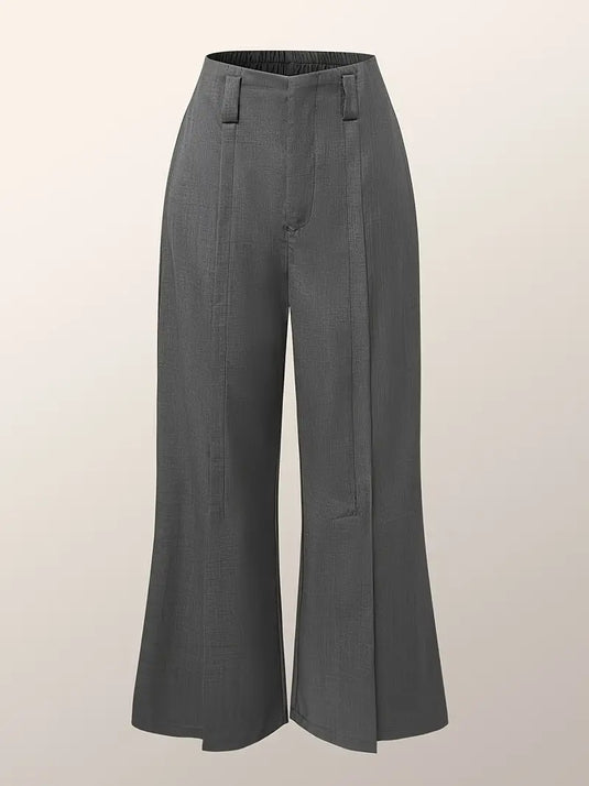 Split Hem Wide Leg Trousers