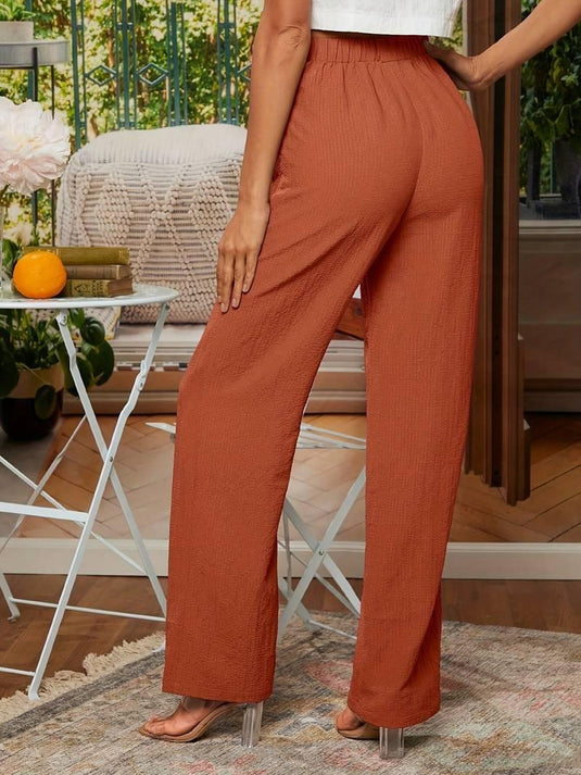 High-Waisted Palazzo Pants