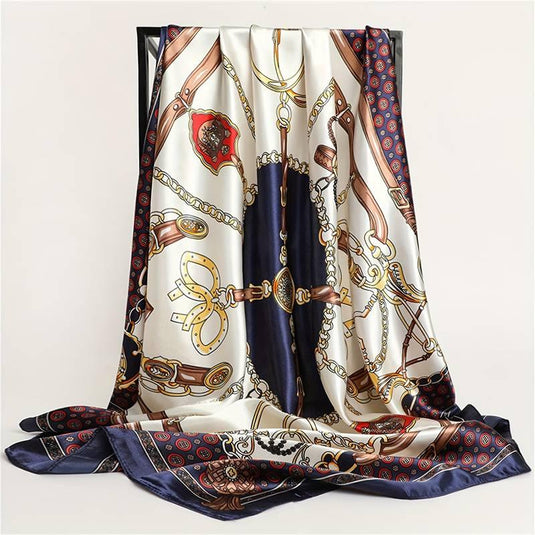 Equestrian Elegance Silk Scarf