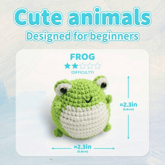 Froggy Crochet Kit - Beginners Friendly