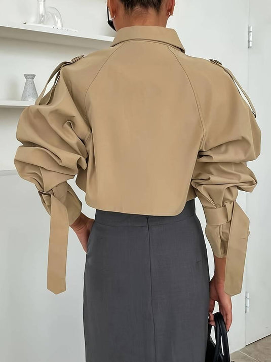 Orla™ Classic Cropped Trench Jacket