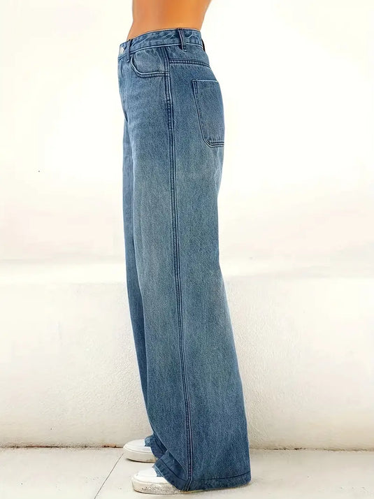 Vintage Wide-Leg Denim