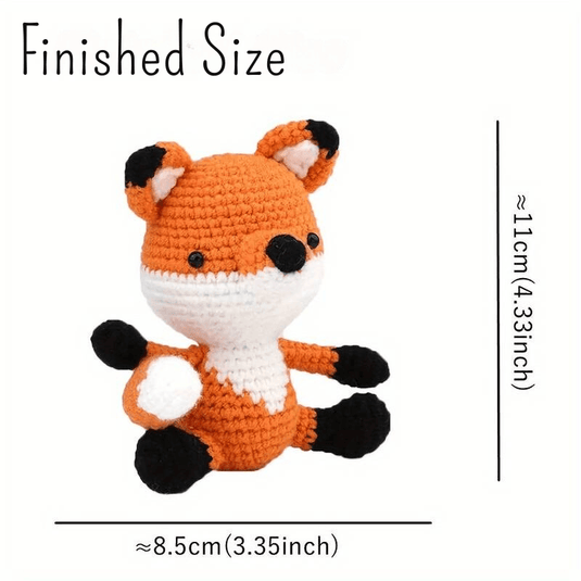 Fox Crochet Kit - Beginner Friendly