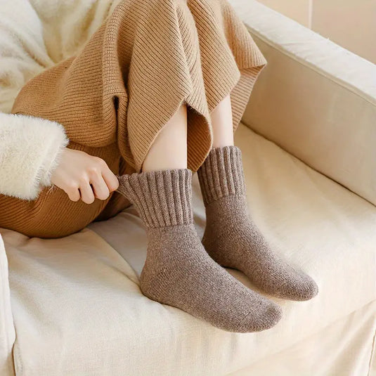 Cozy Knit Socks Set