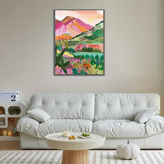 Mountain View 5D Diamond Painting Kit