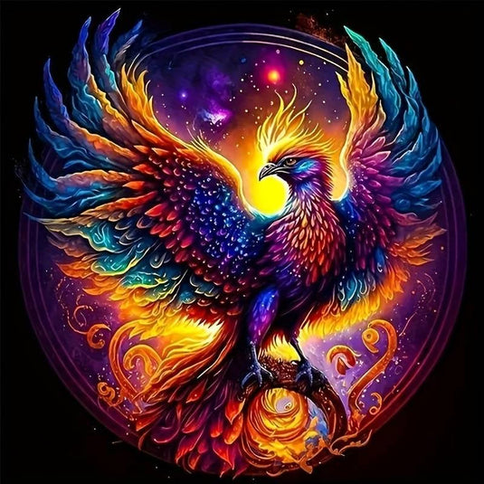 Fiery Phoenix 5D Diamond Painting Kit