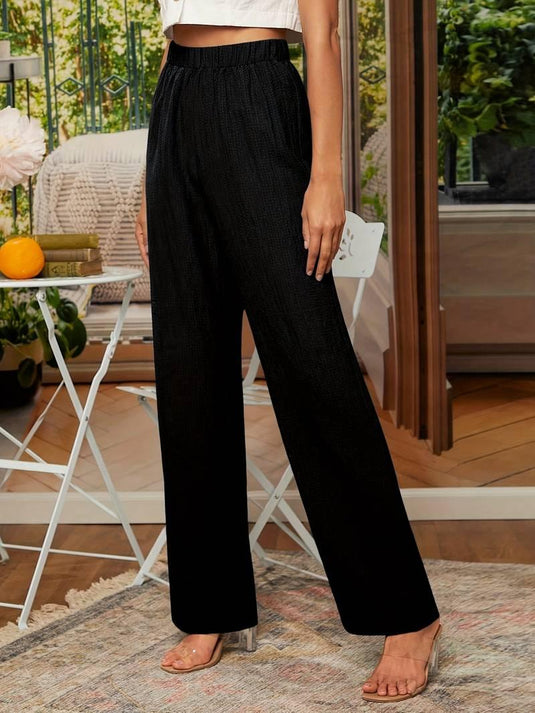 High-Waisted Palazzo Pants