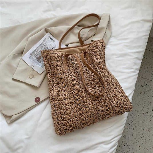 Rose Shoulder Woven Bag™