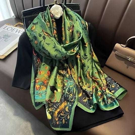 Emerald Enchantment Oversized Scarf