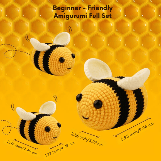 Busy Bee Amigurumi Kit - Perfect for Beginners