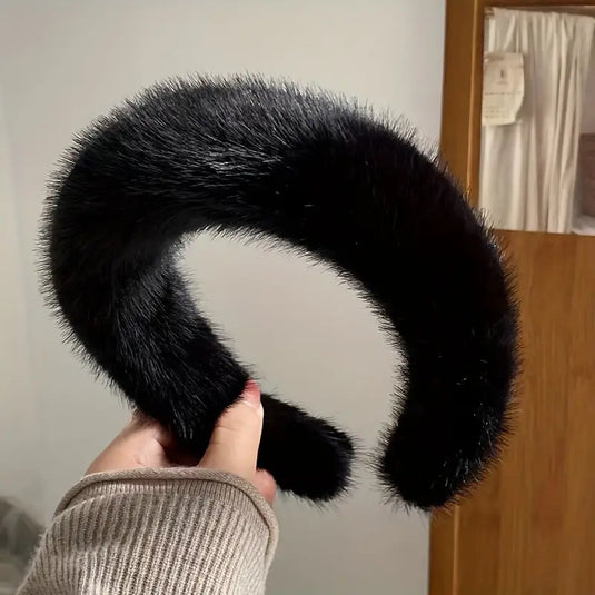 Faux Fur Plush Headband