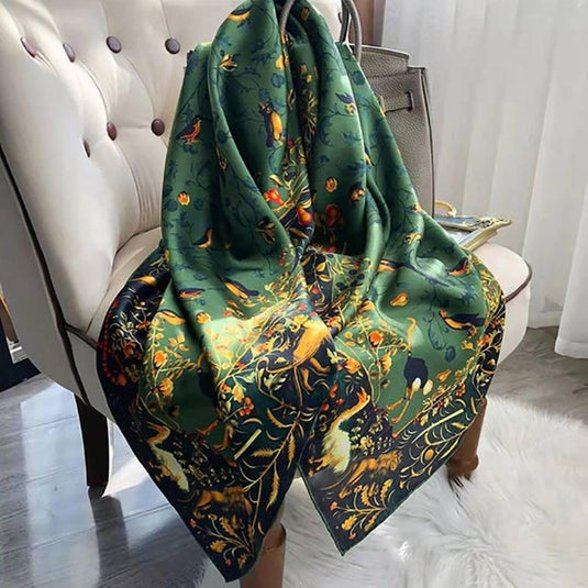 Emerald Enchantment Oversized Scarf