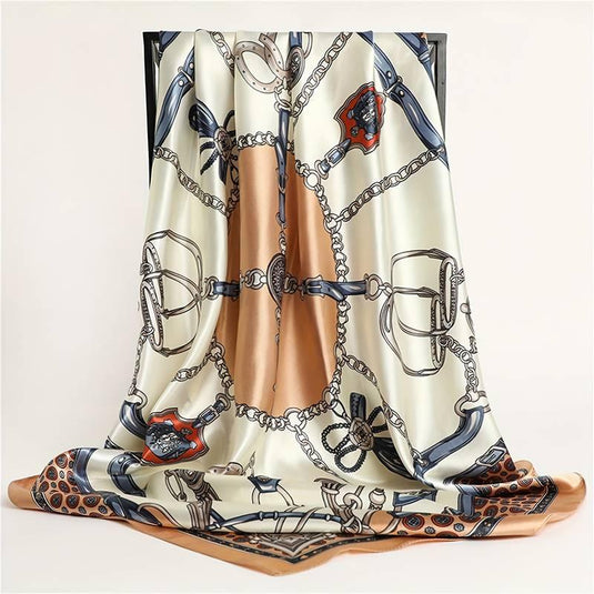 Equestrian Elegance Silk Scarf