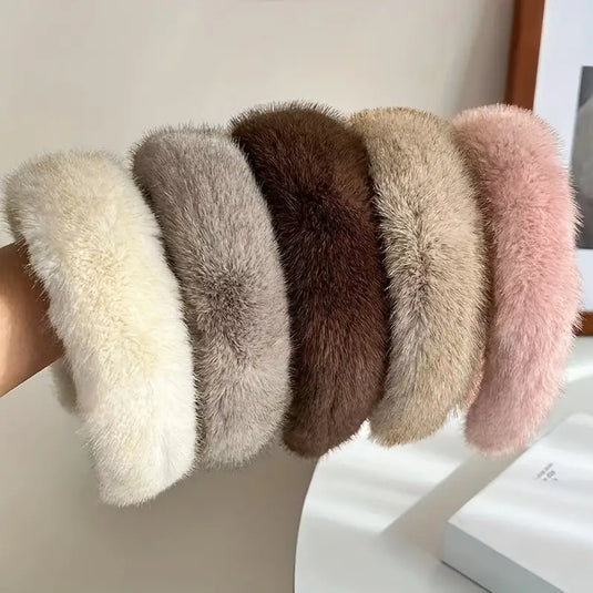 Faux Fur Plush Headband