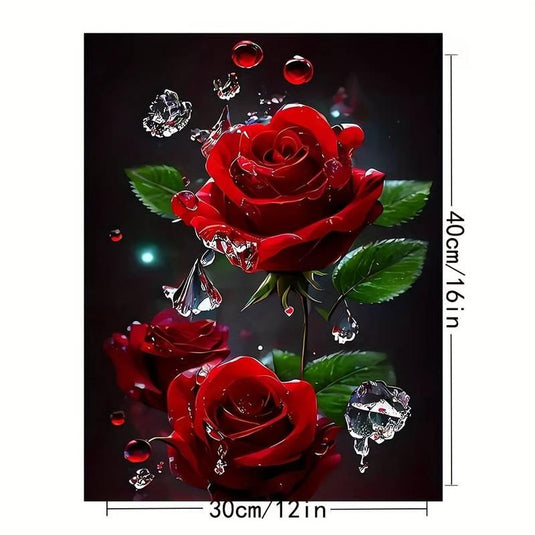 Red Roses Diamond Painting Kit