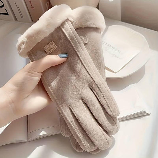 LuxeTouch Fleece-Lined Winter Gloves