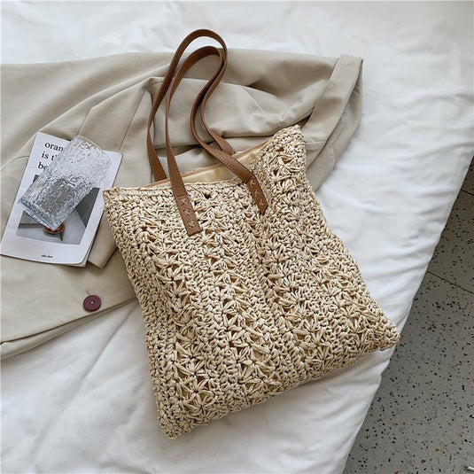 Rose Shoulder Woven Bag™