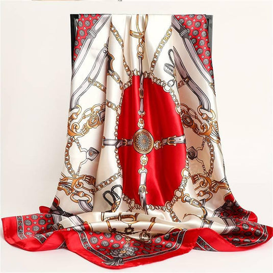 Equestrian Elegance Silk Scarf