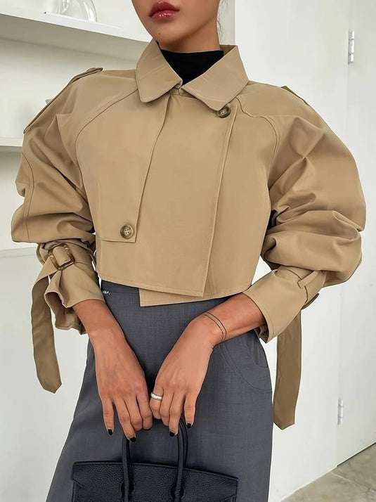 Orla™ Classic Cropped Trench Jacket