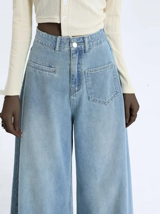 High Waist Wide Leg Jeans