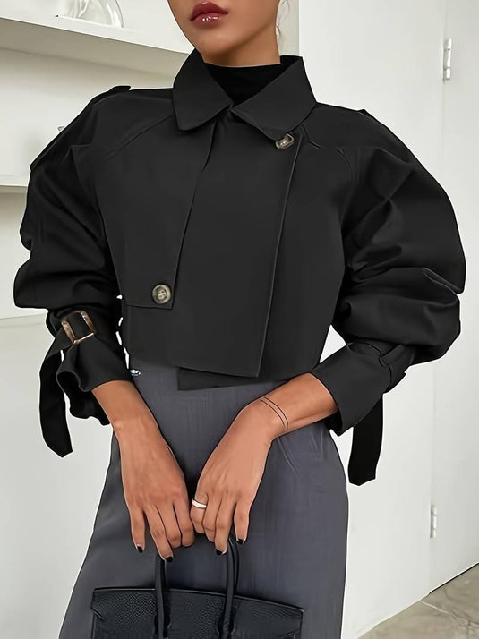 Orla™ Classic Cropped Trench Jacket