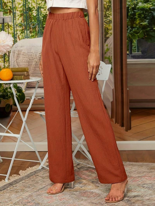 High-Waisted Palazzo Pants