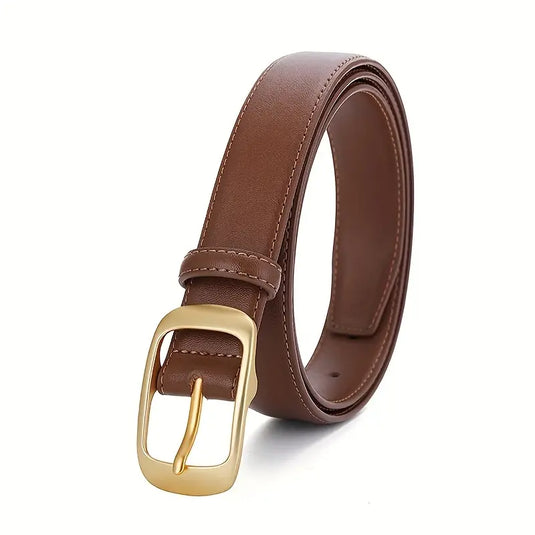 Genuine Leather Buckle Belt