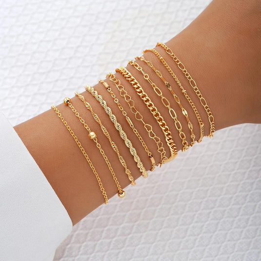 Alani 11-Piece Chain Bracelet Set™