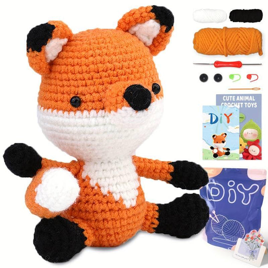 Fox Crochet Kit - Beginner Friendly