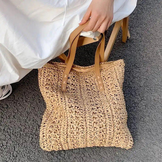 Rose Shoulder Woven Bag™