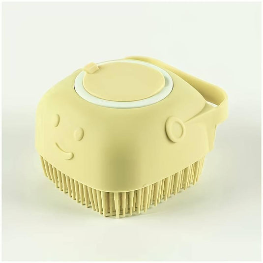 Pet Bath Brush with Soap Dispenser